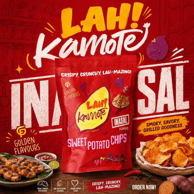 Kamote Sweet Potato Chips - Inasal