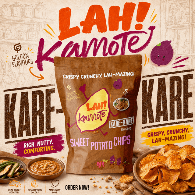 Kamote Sweet Potato Chips - Kare-Kare